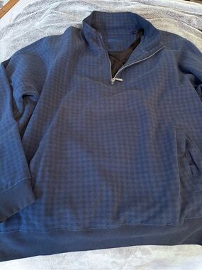 Carnoustie Men's Half-Zip Pullover Sweater - Blue
